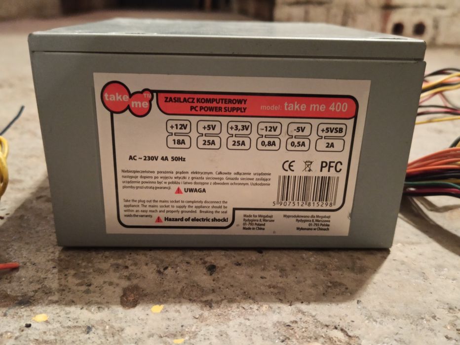 Zasilacz do komputera, zasilacze + wentylatorki