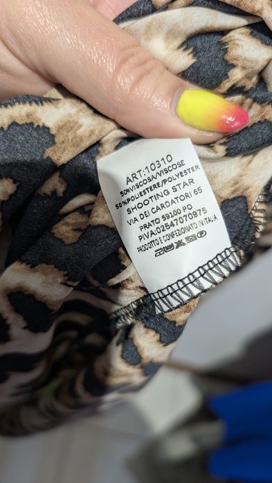 Sukienka panterka elegancka 38-42