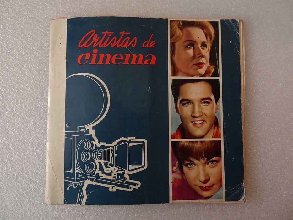 Caderneta de cromos Artistas de Cinema (faltam 13 cromos)