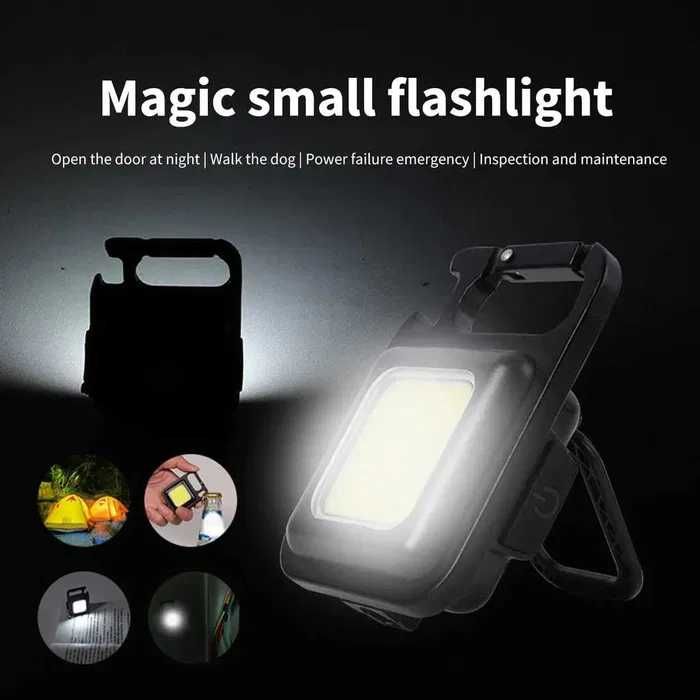 Nowy zestaw lampka LED /latarka /USB /otwieracz /mini /2szt !5334!