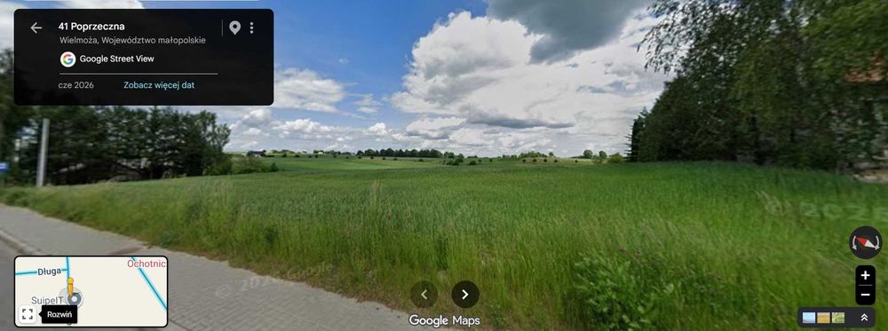 atrakcyjna działka budowlana 800 m2
