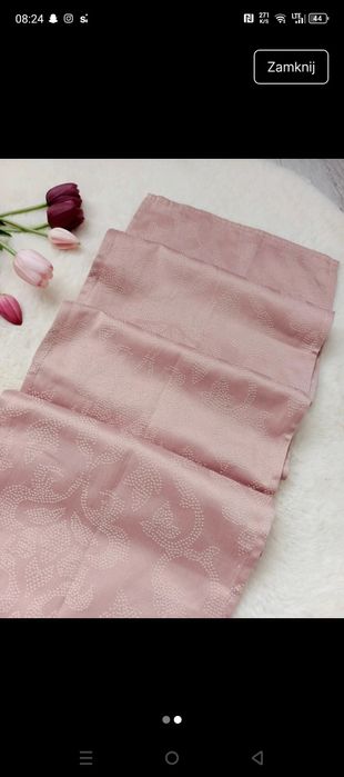 Bieżnik pudrowy róż