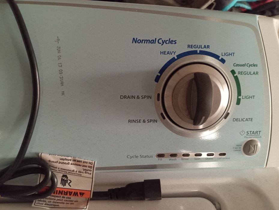 Máquina lavar profissional Whirlpool 10.5kg NOVA