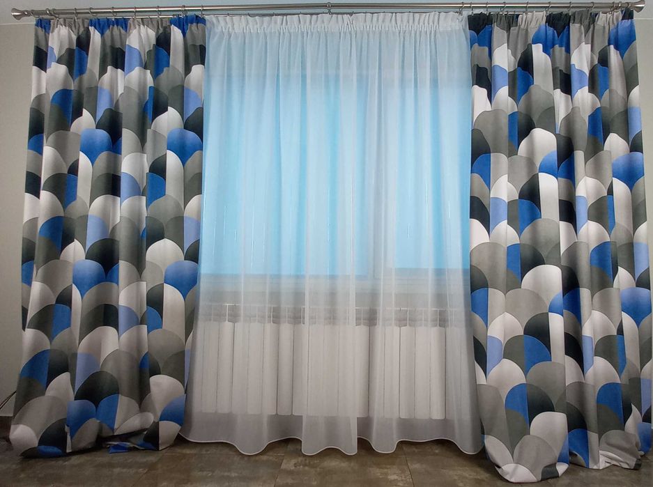 Zasłona velvet łuski 140x240 taśma