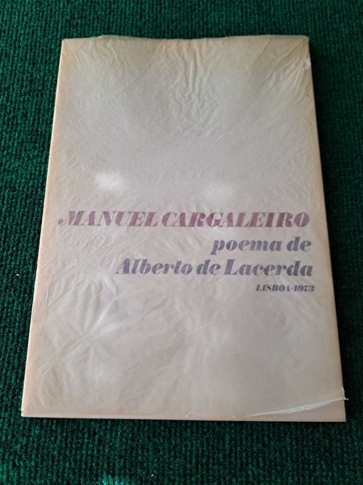 Manuel Cargaleiro poema ds Alberto de Lacerda