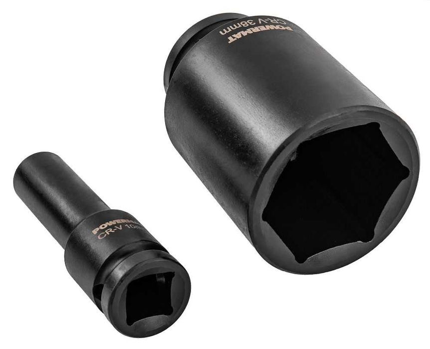 POWERMAT Zestaw Nasadek Udarowych 10-38mm Hex 20szt 1/2" 78mm PM1382