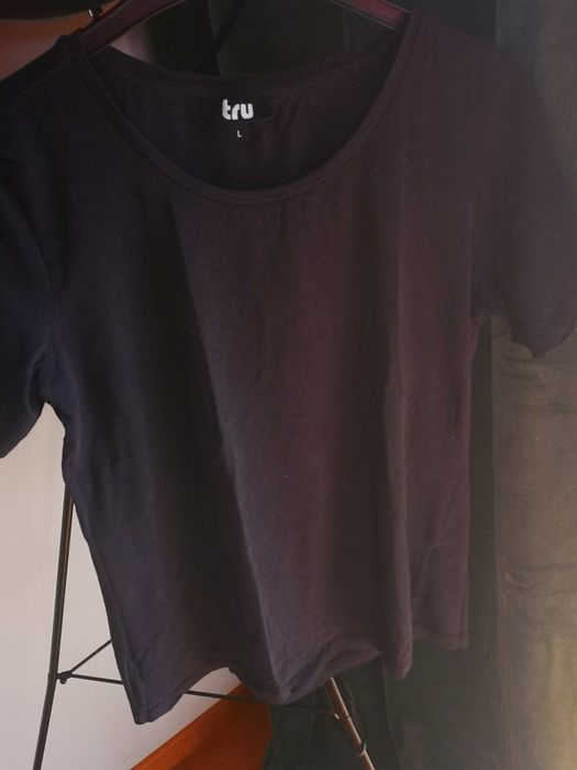 TRU czarny t-shirt r. 40/L