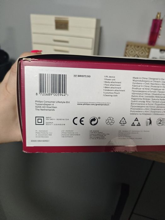Philips lumea bri977/00 użyte tylko 5 razy gratis okulary