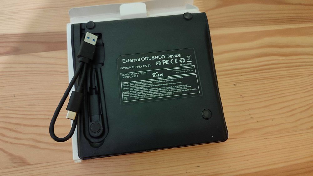 Портативний дисковод (зовнішній DVD CD привод)