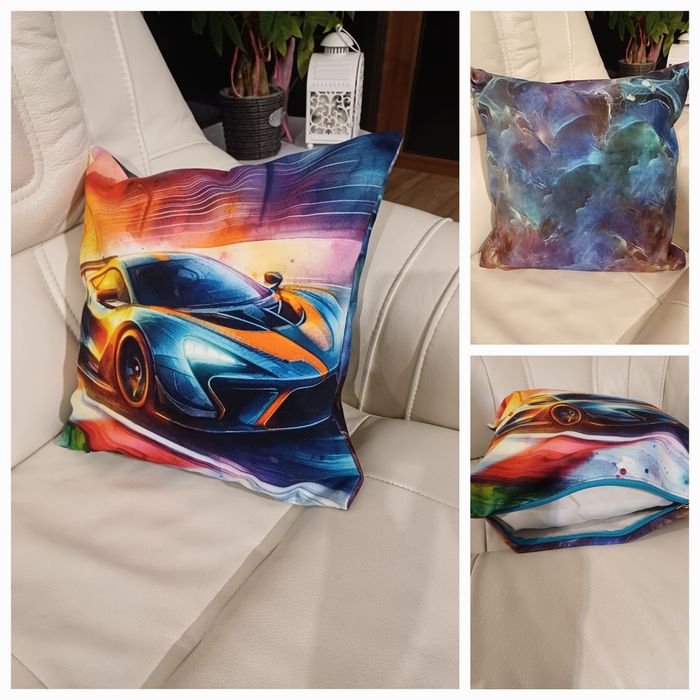 Nowa poduszka dekoracyjna welurowa 40×40