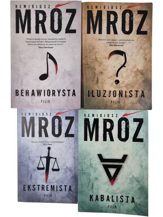 Behawiorysta / zestaw 4 książek / Remigiusz Mróz