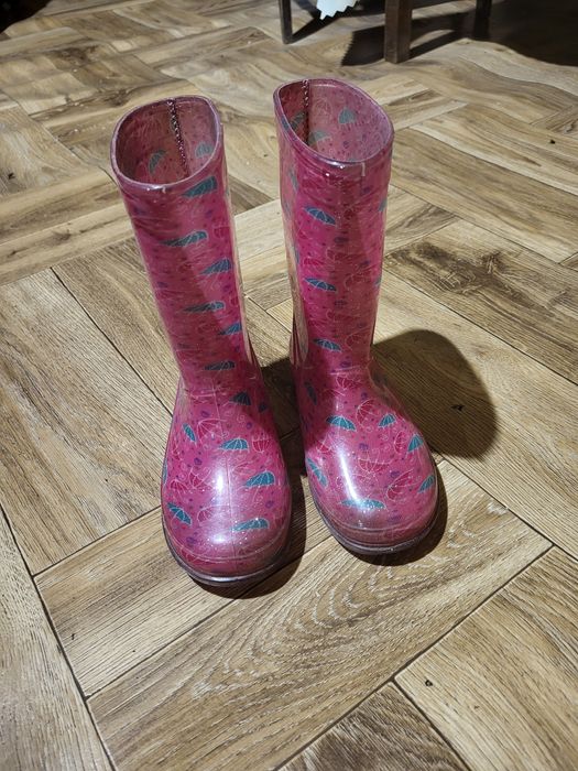 Kalosze dziewczęce różowe