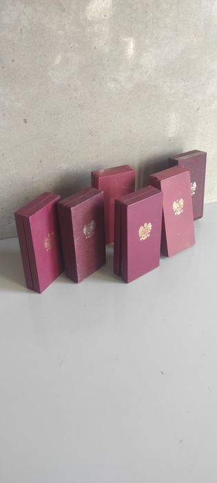 Pudełko Etui na medal, Orzełek 6 sztuk wyprzedaż