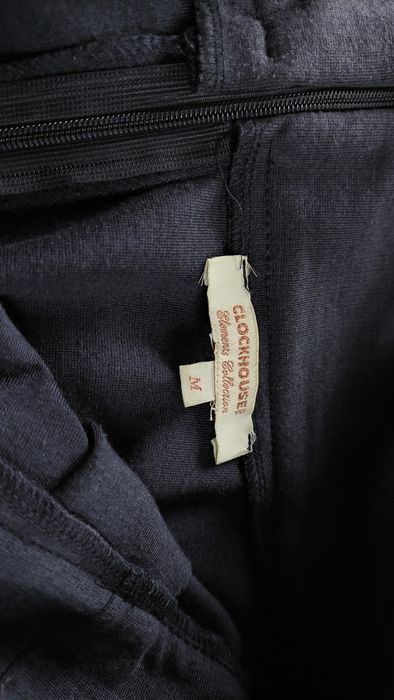 SPÓDNICA C&A rozkloszowana granatowa