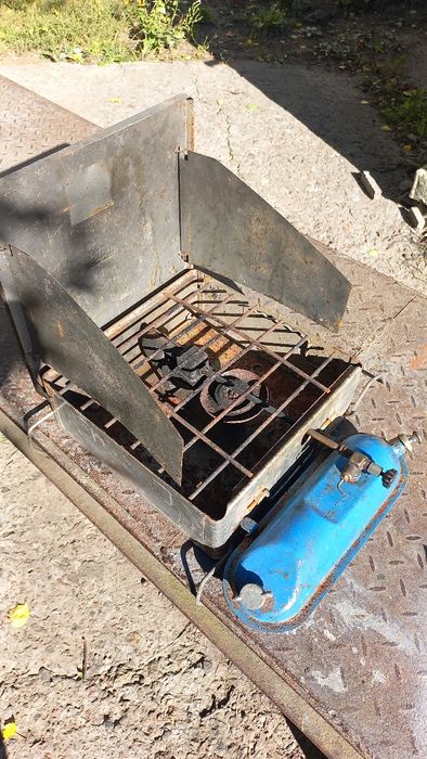 Примус плитка  бензин.ШААЗ.Плитка  газовая туристическая ПГТ-2.СССР