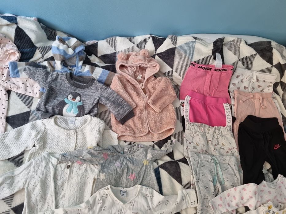 Paka ubrań dziewczęcych 50-68 Dobre marki