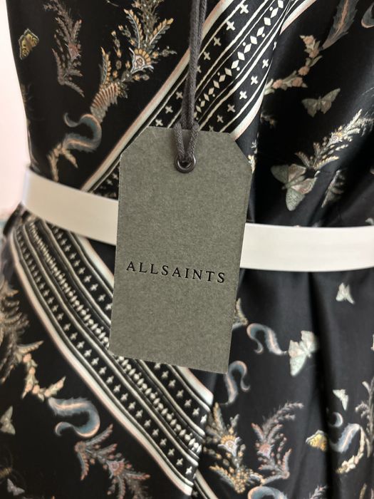 AllSaints Larisa Ass jedwabna sukienka boho