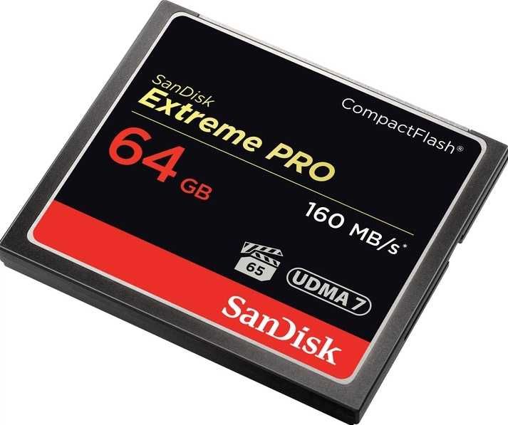 Карти пам'яті 64GB SanDisk Extreme Pro CF (CompactFlash)