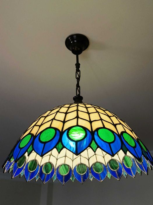 candeeiro vitral