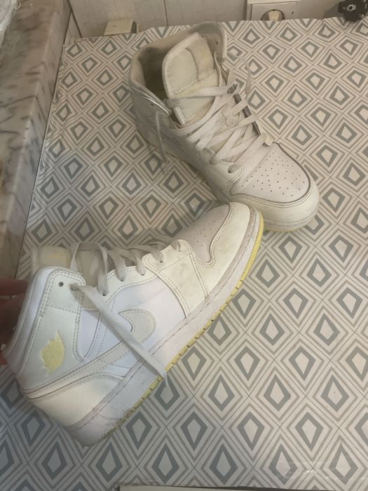 pouco usado tenis air jordan 1 mid