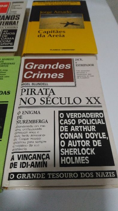 livros vários (Jorge Amado, Shirley Harrison, Nigel blundell)