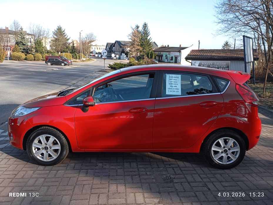 Ford Fiesta 2010 1.25 82KM Śliczna 5-drzwiowy Hatchback Alu 15