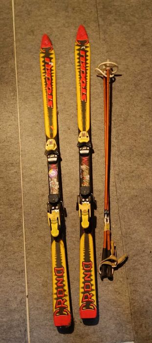Narty męskie z kijkami