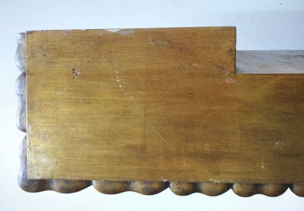 Peanha madeira maciça, mesa, prateleira, decô, antiguidade
