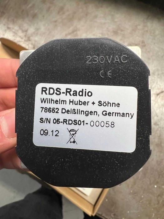 Радиоприемник скрытого монтажа WHD RDS