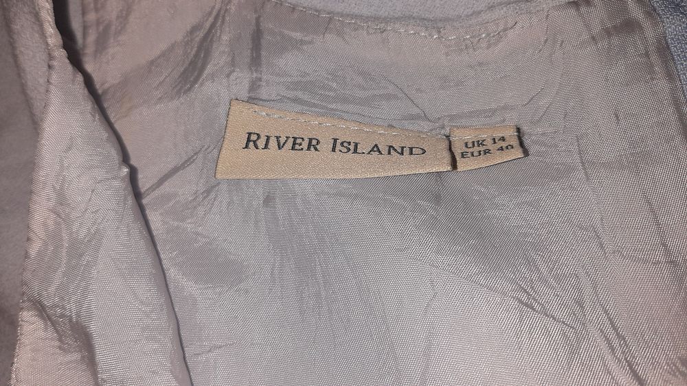 Błękitna suknia L River Island
