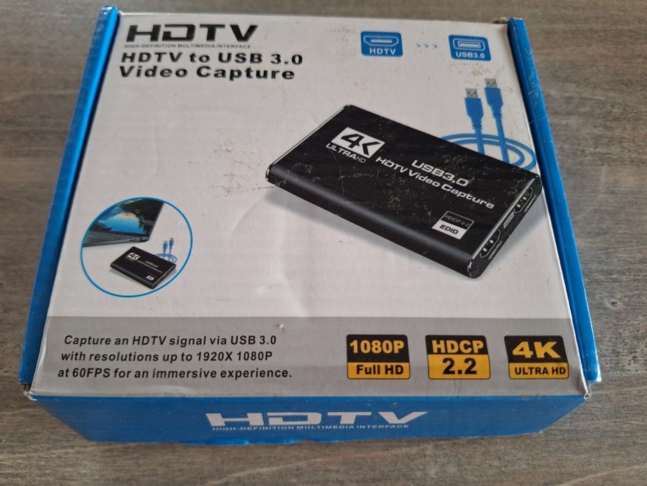 Nowa Video Grabber hdmi nagrywarka obrazu usb 4K B73 streaming