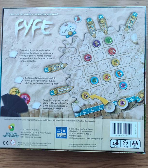 Fyfe jogo tabuleiro