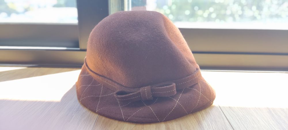 Chapéu mulher castanho