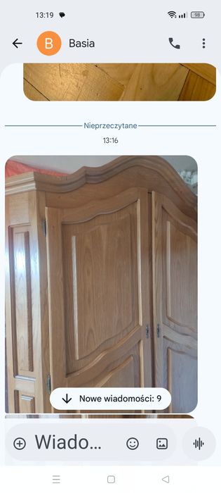 Stara szafa drewniana