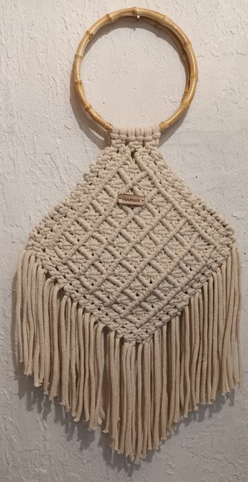 Na prezent, torebka z makramy