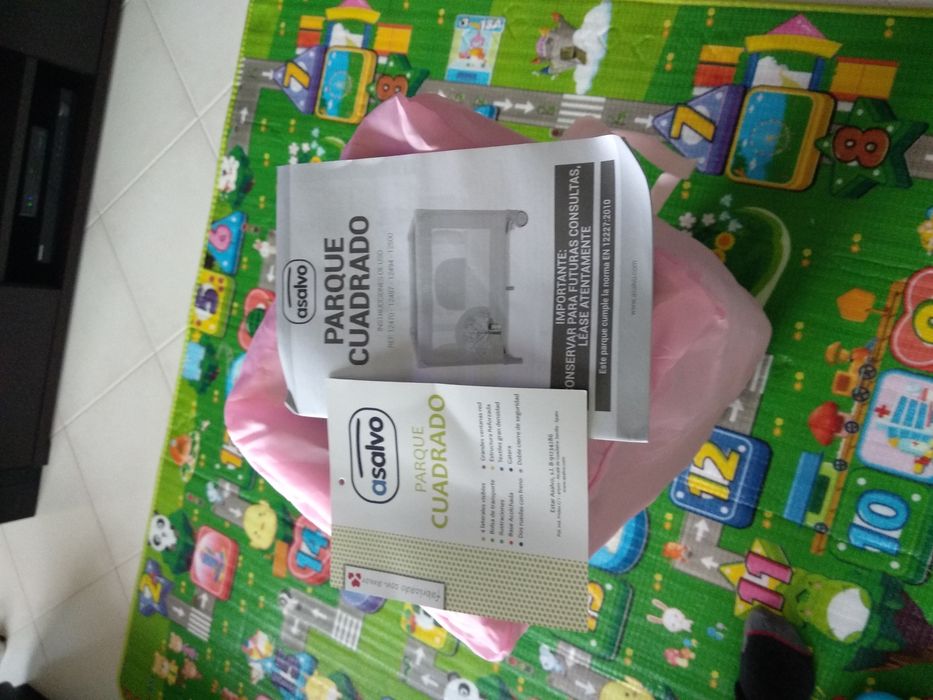 Cama viagem/Parque quadrado Asalvo