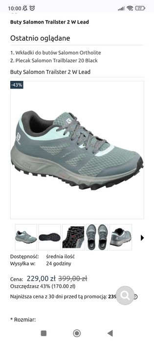Buty Salomon trekkingowe,sportowe