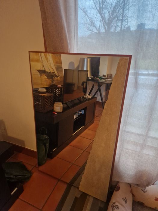 Espelho decorativo pedra