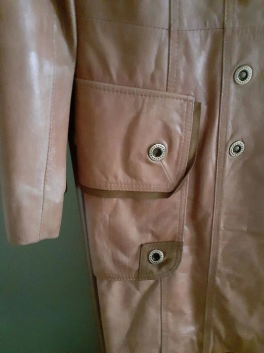 Płaszczyk ze skóry naturalnej