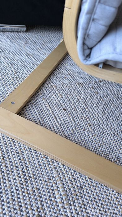 Cadeirão cinza ikea