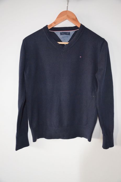 Tommy hilfiger sweter granatowy  164