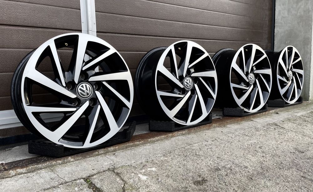 4x felgi aluminiowe 5x112 r16 6,5J et46 Alufelgi oryginał Volkswagen