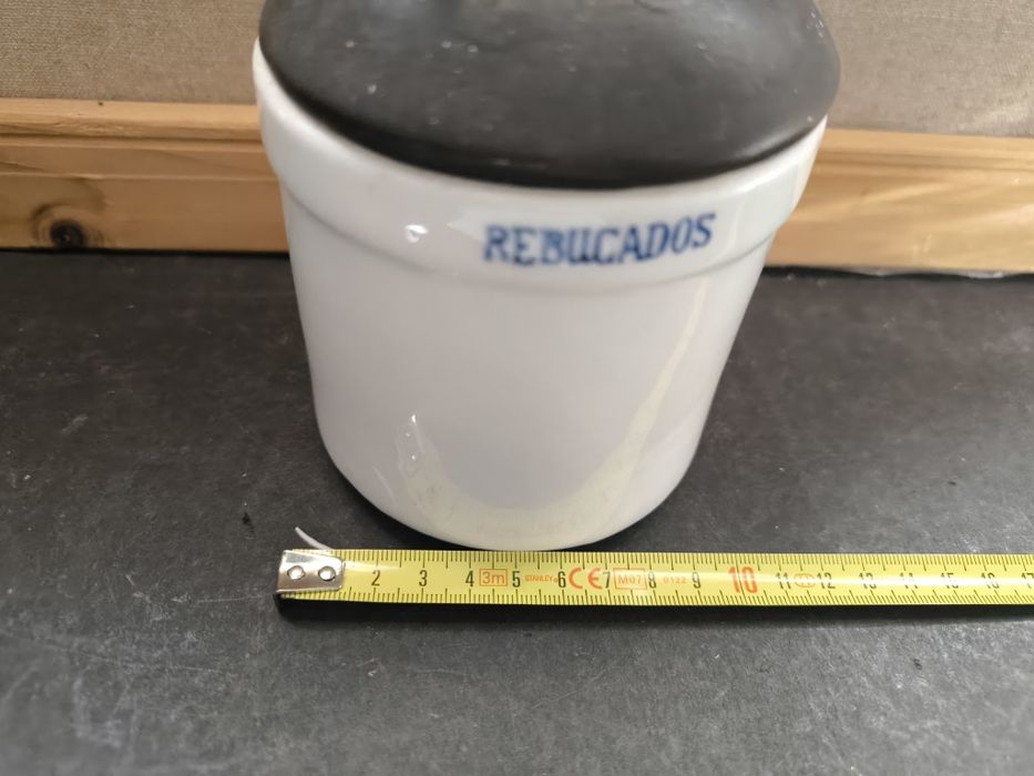 Pote de Porcelana Decorado - Rebuçados