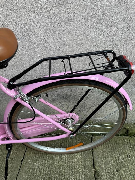 Rower miejski damski różowy
