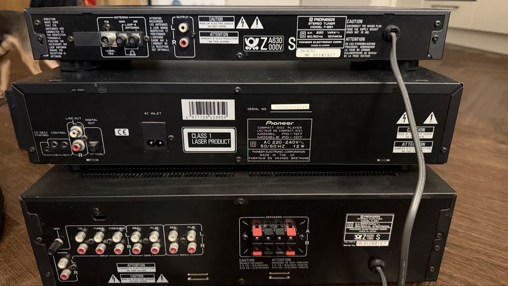 Zestaw pioneer a-331 pd-107 f-551