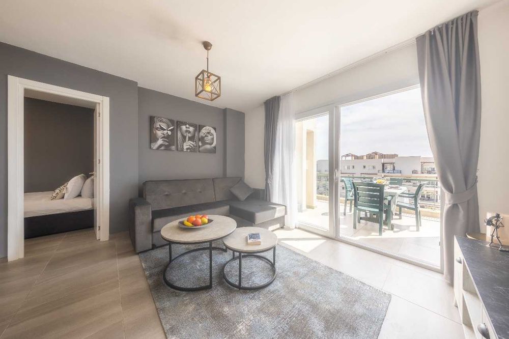 Квартира 139м2/пентхаус 3+1 терраса на крыше с джакузи Боаз Бафра Кипр