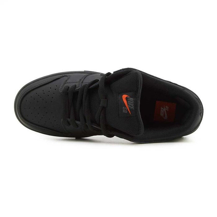 !!WOW!! NIke SB Dunk Low Total Black Leather 37 38 39 40 41 42 43 44