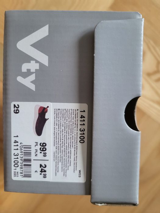 Vty Buty kapcie r.29