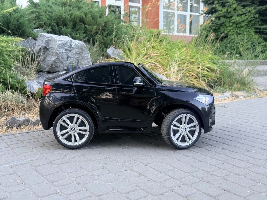 Дитячий двомісний електромобіль Джип BMW X6M JJ2168 з пультом. Электромобиль