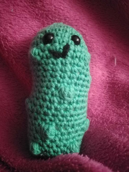 Szydełkowy ogórek wspierający